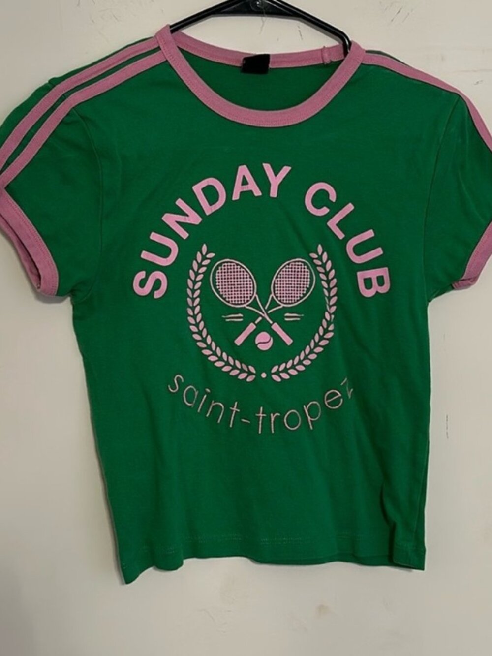 Pink and Green Tee